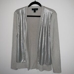 St. John Sequin and Sparkly Cardigan - Size Small